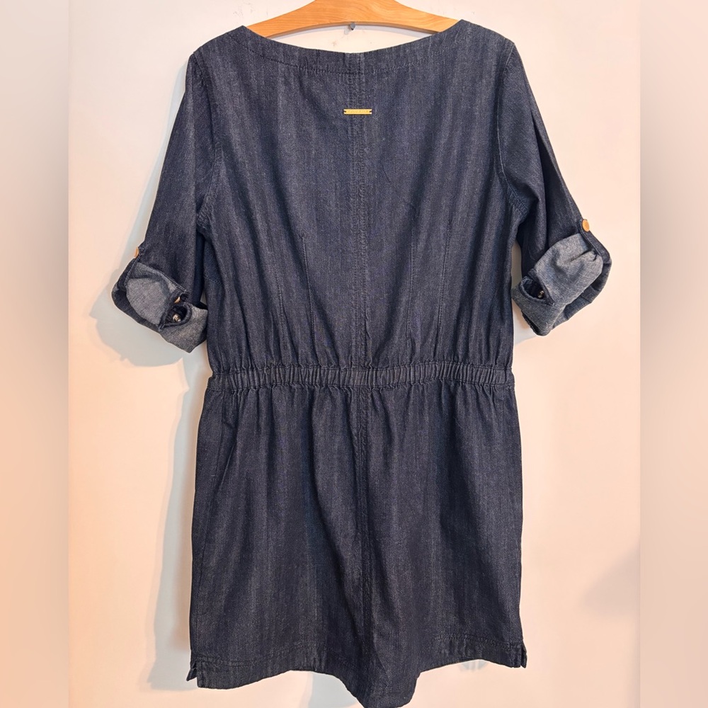 DKNY Denim Dress with tie waist - Picture 8 of 11